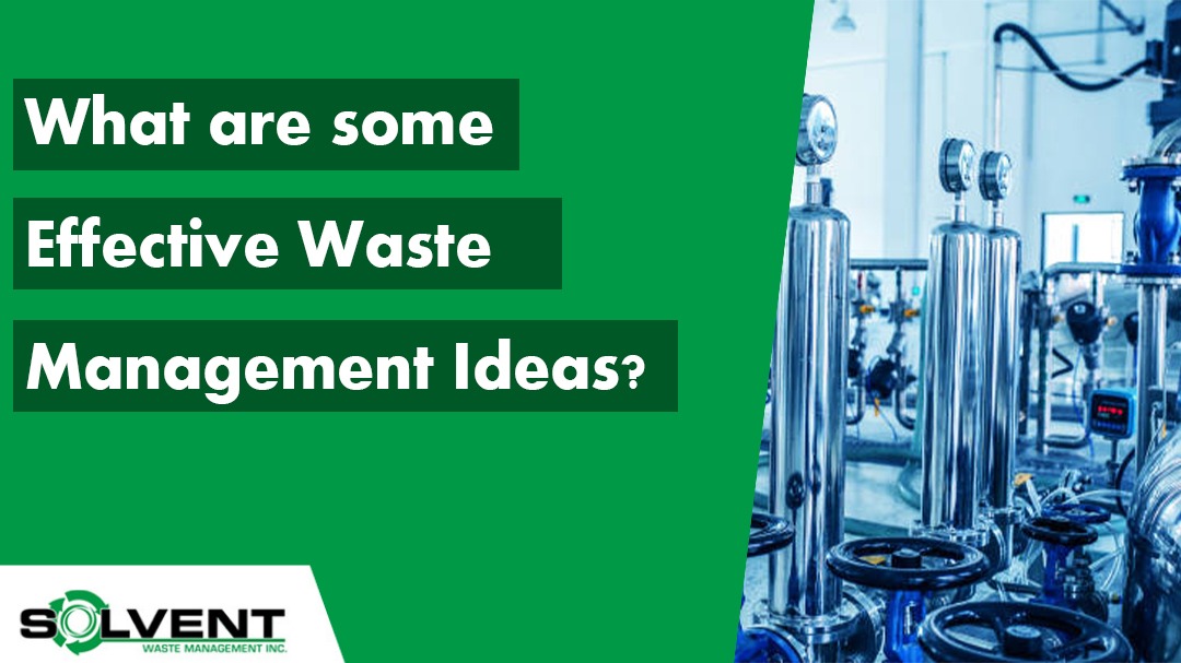 What are some Effective Waste Management Ideas?