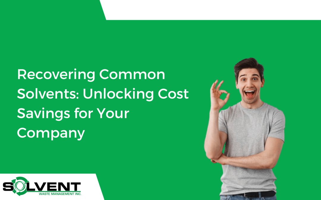 Recovering Common Solvents- Unlocking Cost Savings for Your Company