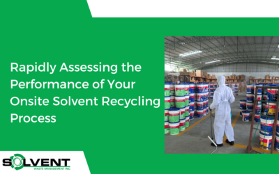 Rapidly Assessing the Performance of Your Onsite Solvent Recycling Process