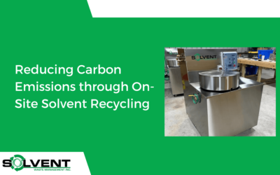 Reducing Carbon Emissions through On-Site Solvent Recycling
