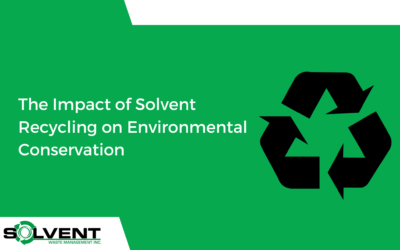 The Impact of Solvent Recycling on Environmental Conservation